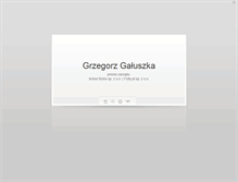 Tablet Screenshot of galuszka.org